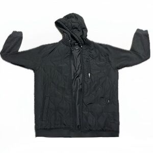 RVCA Men’s Black Puffer Jacket/Coat - Size L